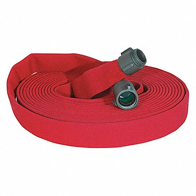 Fire Hose 100 ft Red Polyester