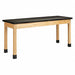 Table Black/Oak Wood Frame 500 lb Cap.