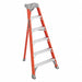 Tripod Stepladder 6 ft H Fiberglass