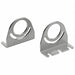 Bracket Set Silver Steel PK2