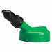 Storage Lid HDPE 6.25in.H 5.75in.L Green