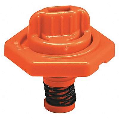 Breather Vent HDPE 1.50 in H Orange