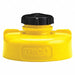 Storage Lid HDPE 3.25 in H Yellow