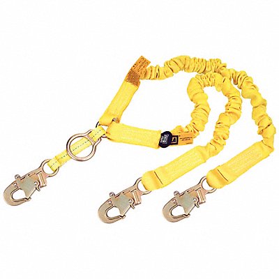 Shock-Absorbing Lanyard Yellow