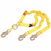 Shock-Absorbing Lanyard Yellow