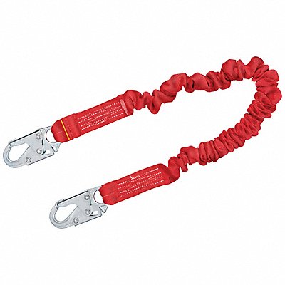 Shock-Absorbing Lanyard Red