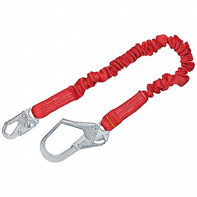 Shock-Absorbing Lanyard Red