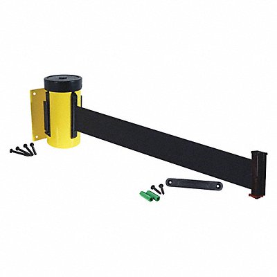 Retractable Belt Barrier 10 ft Black