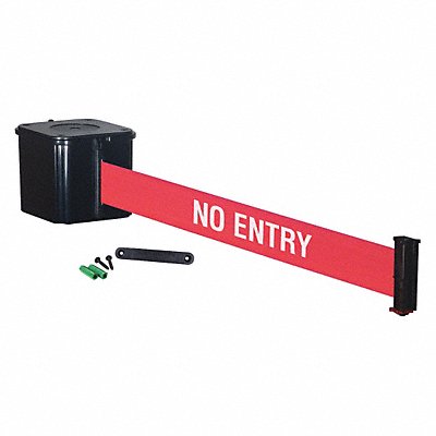 Retractable Belt Barrier 15 ft No Entry