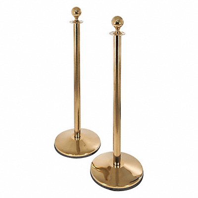 Ball Top Rope Post 41inH Sloped PK2