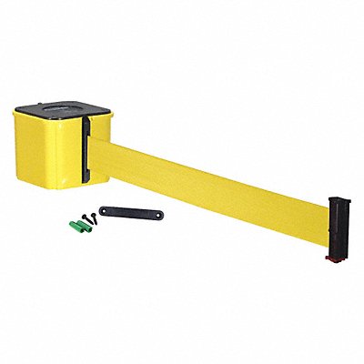 Retractable Belt Barrier 25 ft Yellow