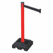 Belt Barrier Black Square 10 ft.