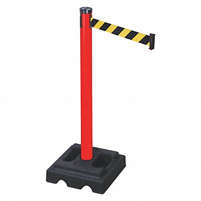 Belt Barrier Black/Yellow 10 ft.