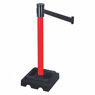 Belt Barrier Square Recycled Rubber PVC