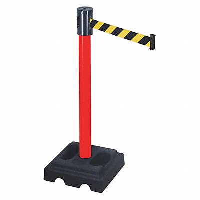 Belt Barrier Black/Yellow Black Rubber