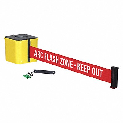 Retractable Belt Barrier Black 29 ft