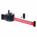 Retractable Belt Barrier 50 ft Black