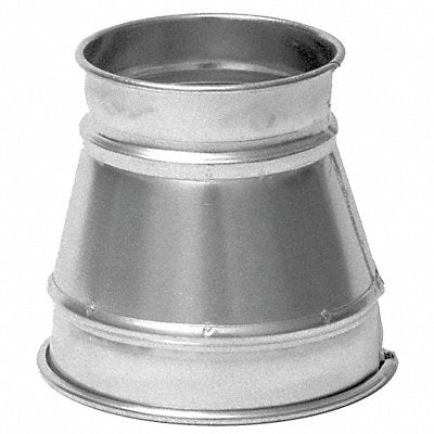 Duct Reducer Steel 22 ga Thick Round