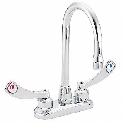 Gooseneck Chrome Moen M-Dura Cast Metal