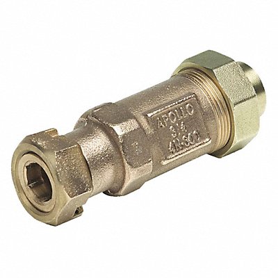 Dual Check Valve Bronze 3/4 FNPTxSocket