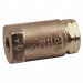 Ball Cone Check Valve Bronze 1/4 FNPT