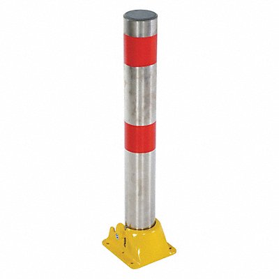 Fold-Down Bollard Stainless 4 1/4 dia.