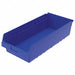 H2370 Shelf Bin Blue Plastic 6 in