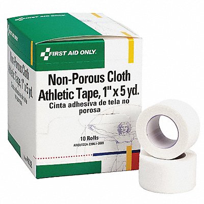 Athletic Tape White 1 W 5 yd. L PK10