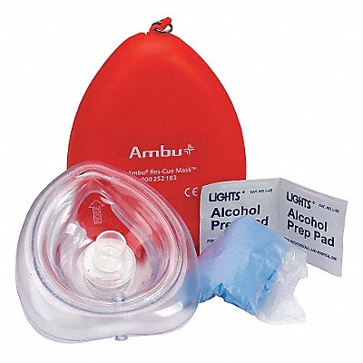 CPR Mask 6 Components