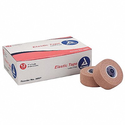 Adhesive Elastic Tape Tan 1 W 5 L PK12