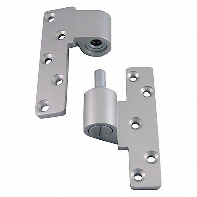 Pivot Hinge Right Hand Clear Aluminum