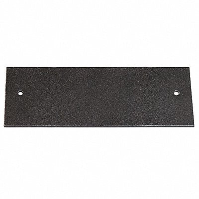 Blank Cover Plate Gray Steel 2 x 5-1/2 