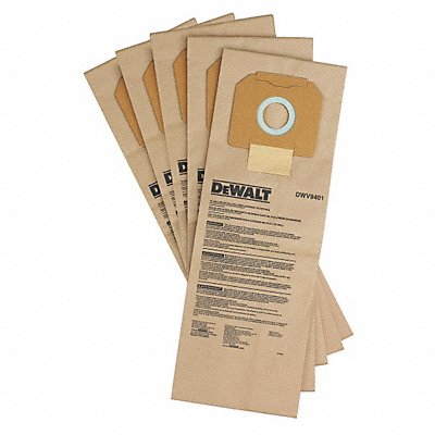 Vacuum Bag Paper 2-Ply Reusable PK5