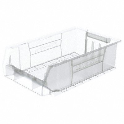 Super Size Bin Clear Plastic 6 in