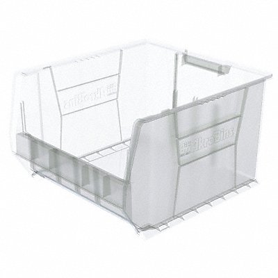 Super Size Bin Clear Plastic 12 in