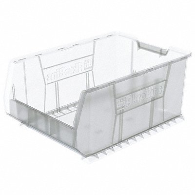 Super Size Bin Clear Plastic 11 in