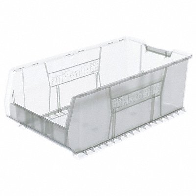 Super Size Bin Clear Plastic 11 in