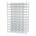 Bin Shlvng 24inx74inx48in Clear