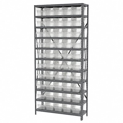 Bin Shlvng 18inx79inx36in Clear