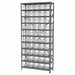 Bin Shlvng 18inx79inx36in Clear