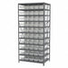 Bin Shlvng 24inx79inx36in Clear