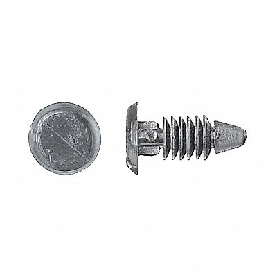 Push-In Rivet Black Dome 1/2 L PK25