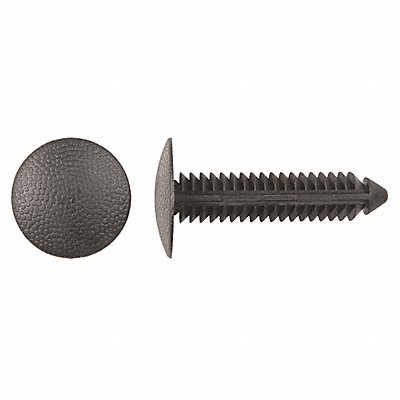 Nylon Retainers Black Dome 33mm L PK25