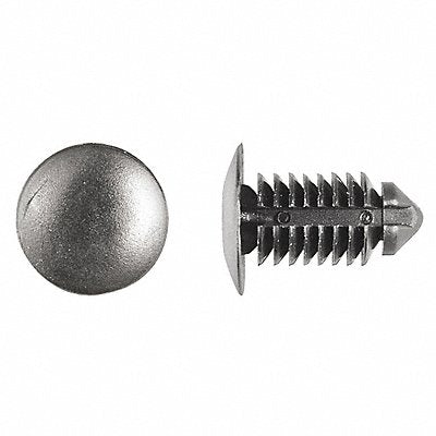 Nylon Retainers Black Dome 19.5mm L PK50