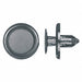 Nylon Retainers Black Dome 10mm L PK15