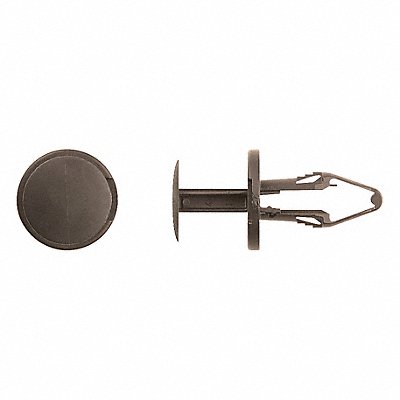 Nylon Retainers Black Dome 24mm L PK25
