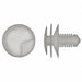Nylon Retainers Natural Dome 15mm L PK50