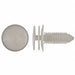 Nylon Retainers White Dome 24mm L PK25