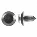Nylon Retainers Black Dome 19mm L PK25