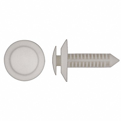 Nylon Retainers Natural Dome 1 L PK50